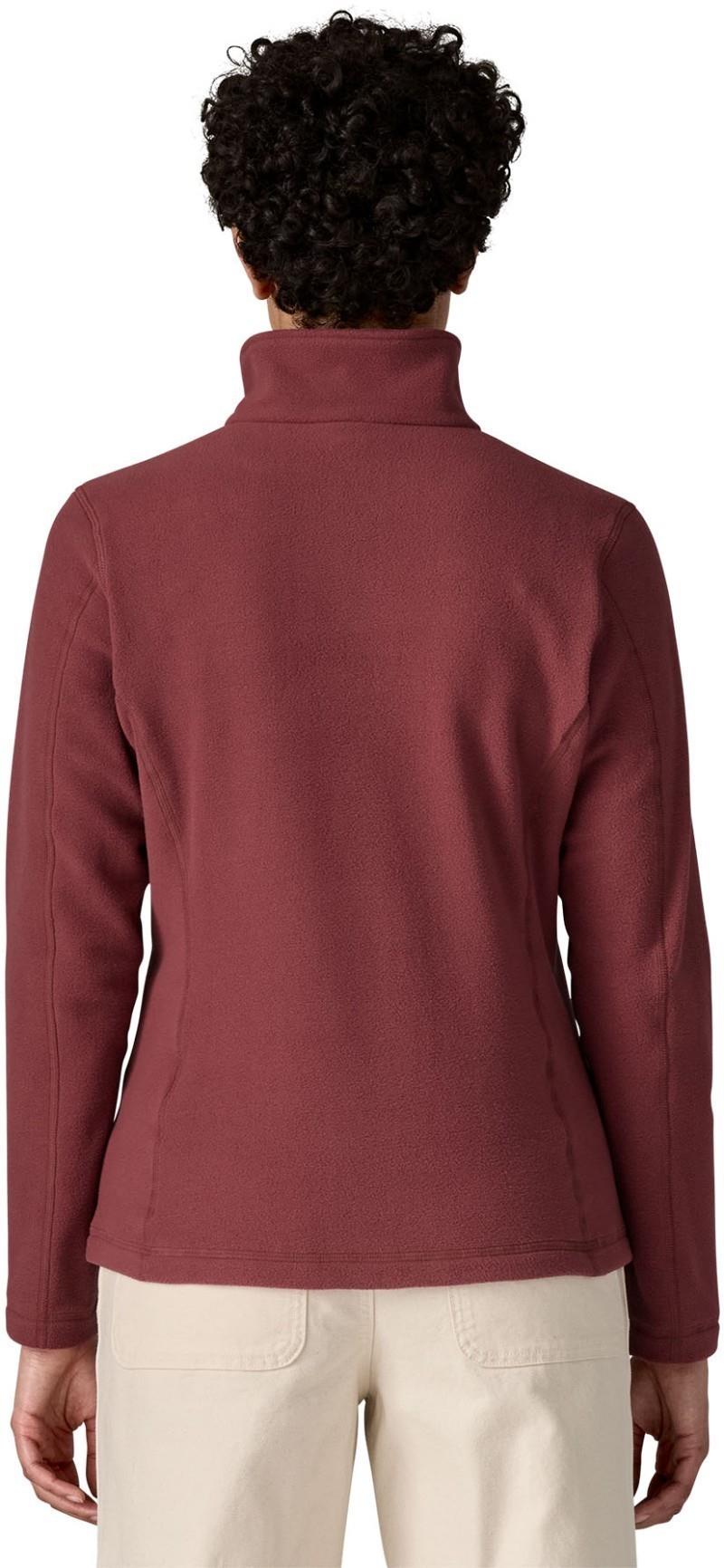 Micro D 1/4 Zip - Womens - sequoia red 1