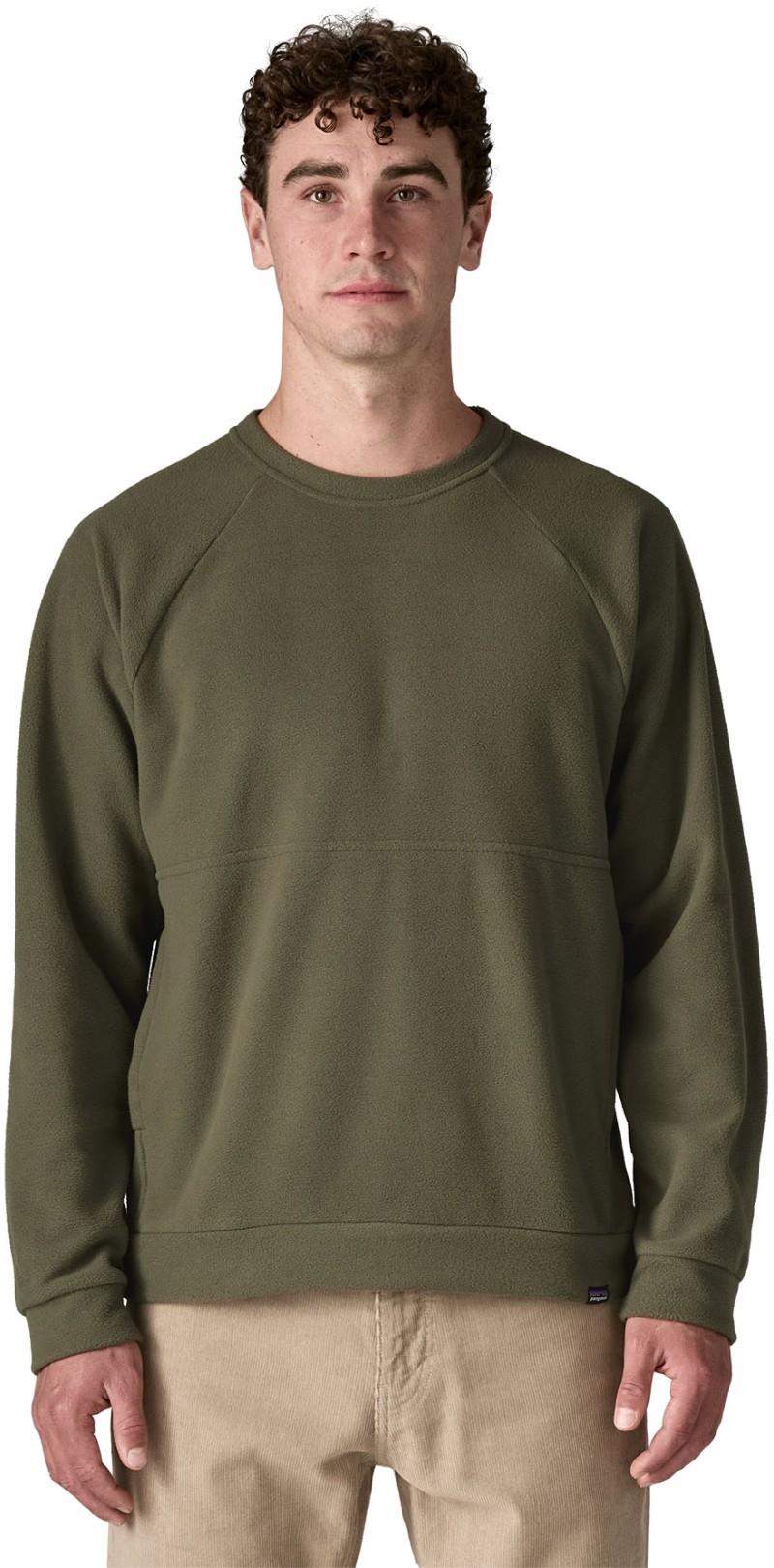 Micro D Crewneck - Mens - basin green 1
