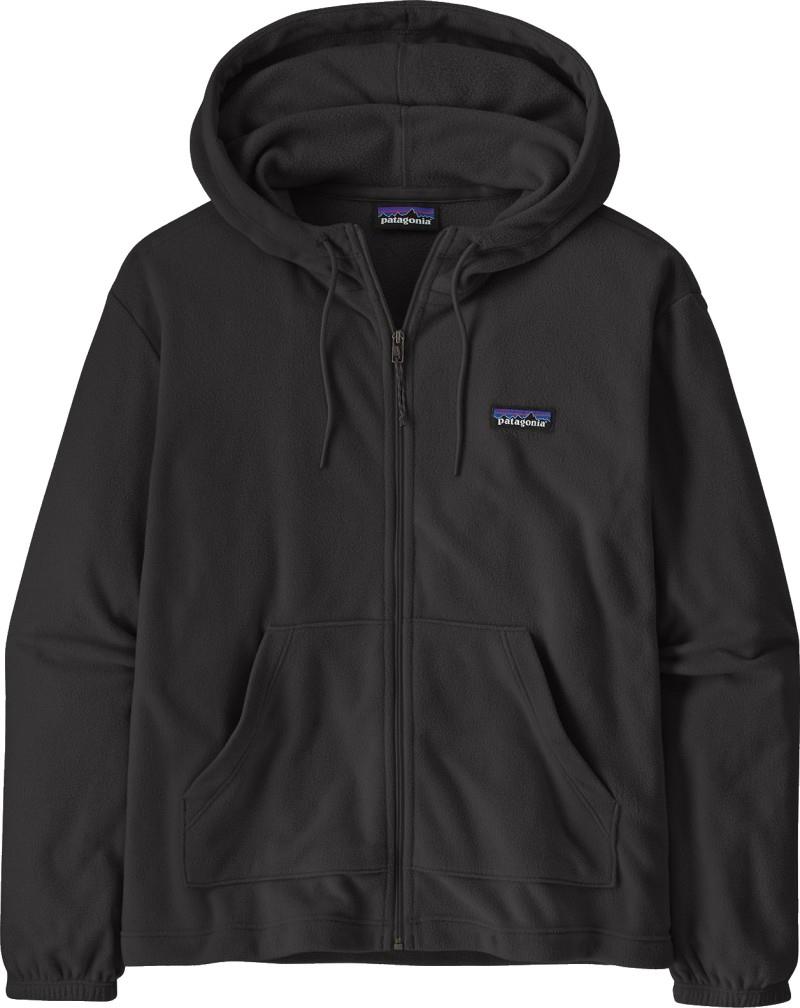Micro D Fleece Hoody - Womens - black 1