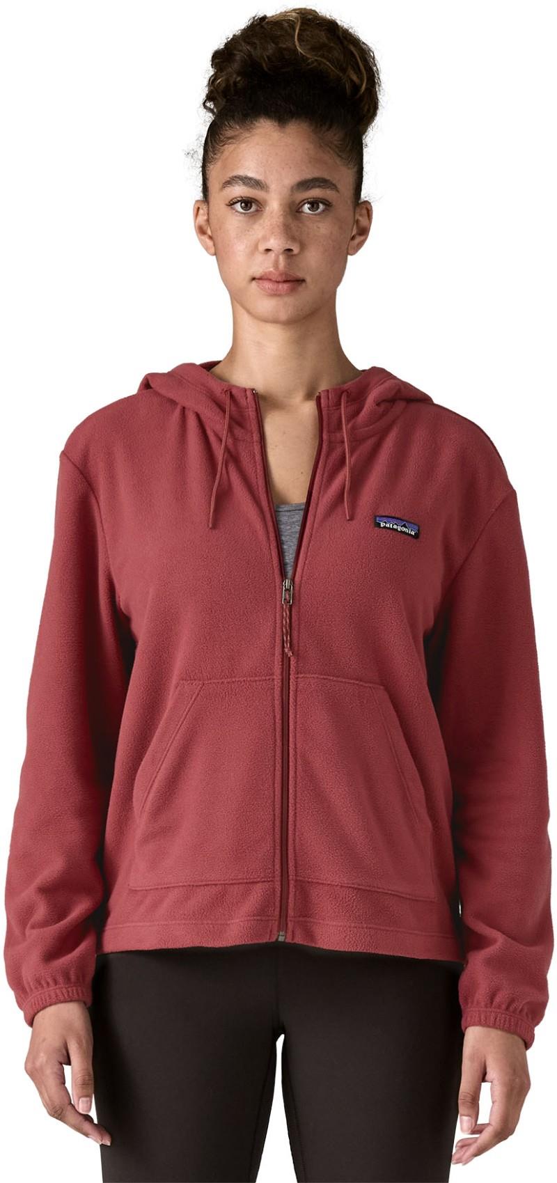 Micro D Fleece Hoody - Womens - sequoia red 1