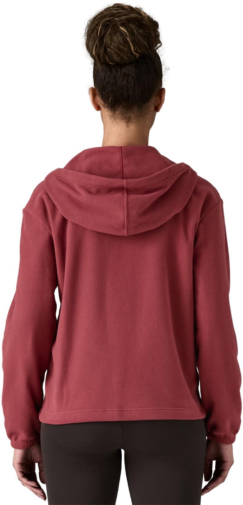 Micro D Fleece Hoody - Womens - sequoia red 1