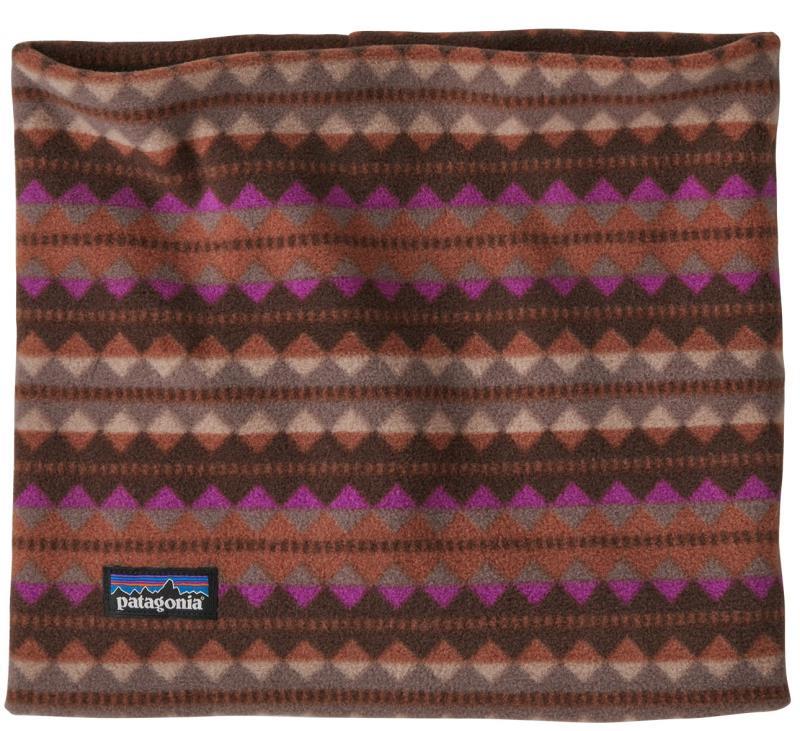 Micro D Neck Gaiter - diamond stripe / sisu brown 1
