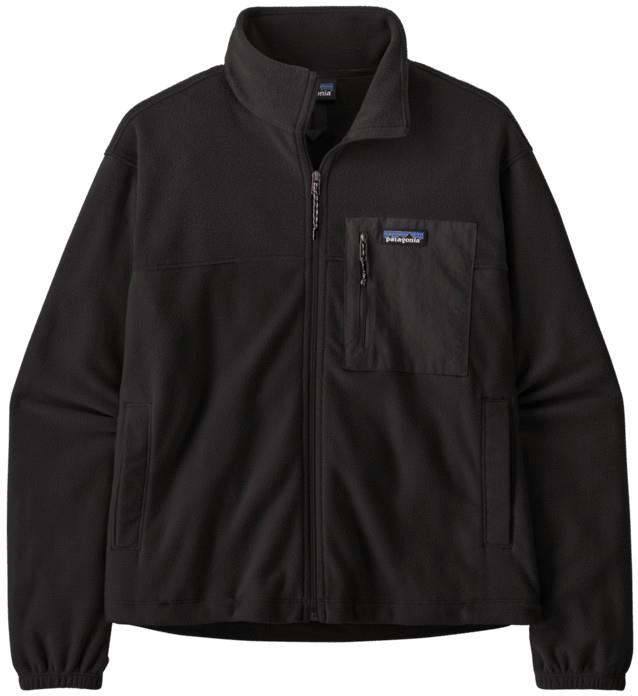 Micro D Patch Pocket Jacket - Womens - black 1