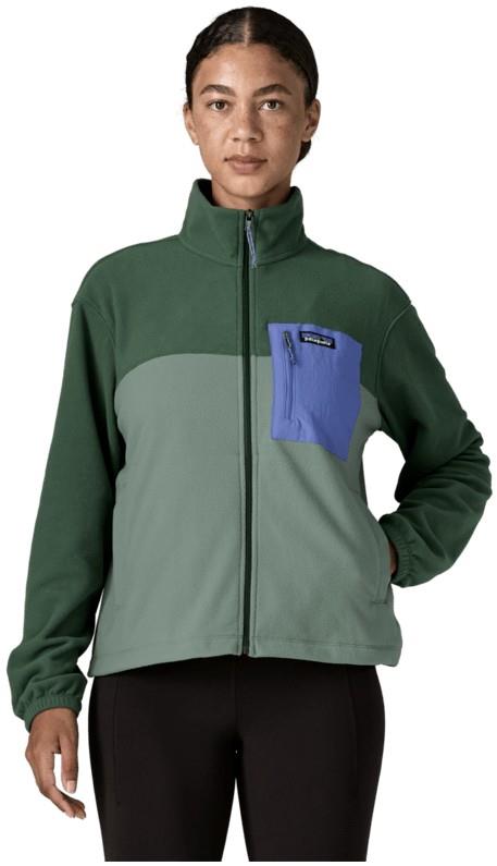 Micro D Patch Pocket Jacket - Womens - cover green 1