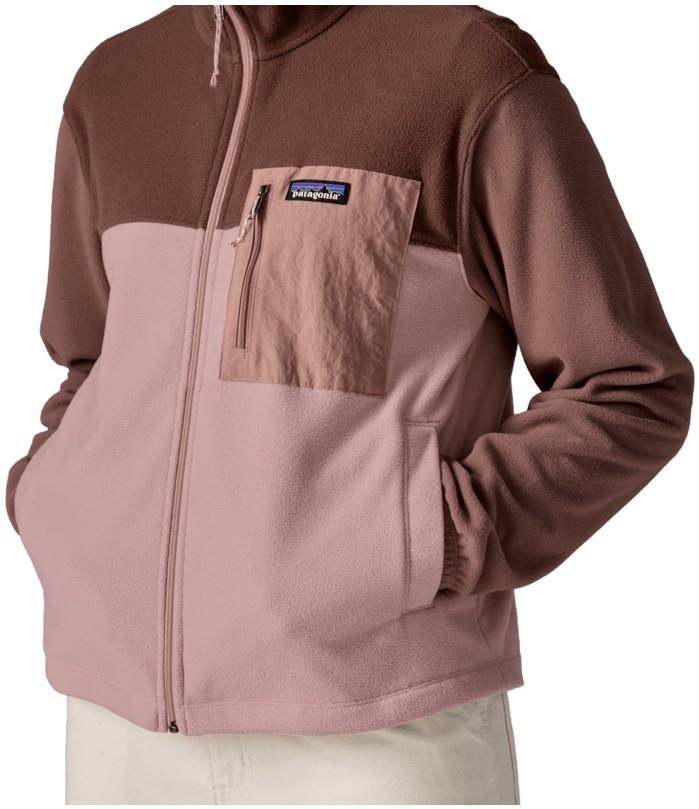 Micro D Patch Pocket Jacket - Womens - fuzzy mauve 1