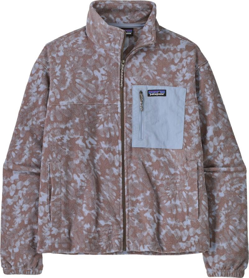 Micro D Patch Pocket Jacket - Womens - swirls / crimini taupe 1