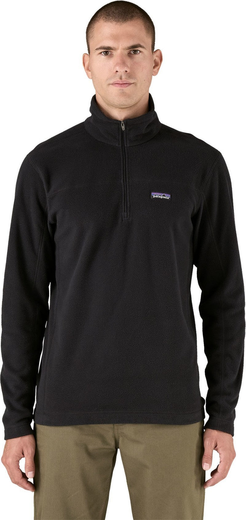 Micro D Pullover - Mens - black 1