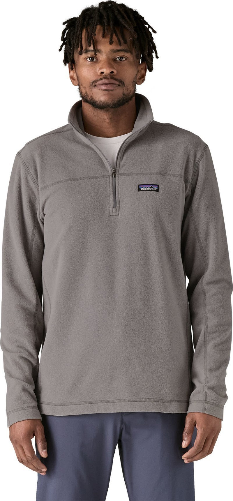 Micro D Pullover - Mens - feather grey 1