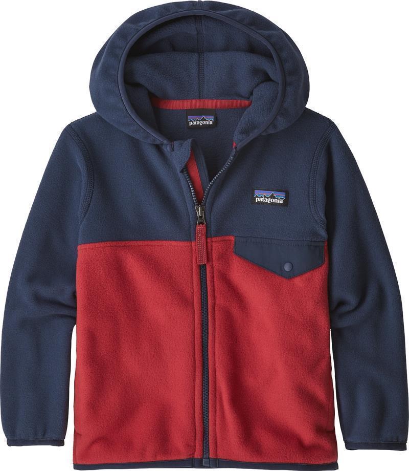Micro D Snap-T Jacket - Baby - fire w/new navy 1