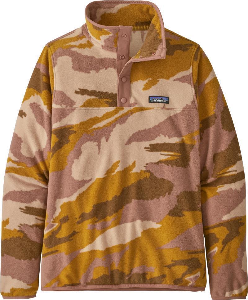 Micro D Snap-T Pullover - Womens - Kansas Sky / Buckwheat Gold 1