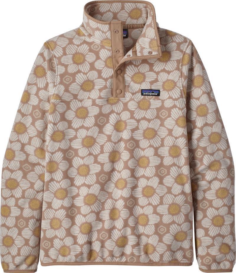 Micro D Snap-T Pullover - Womens - Matilija Poppy Burst / Pampas Tan 1