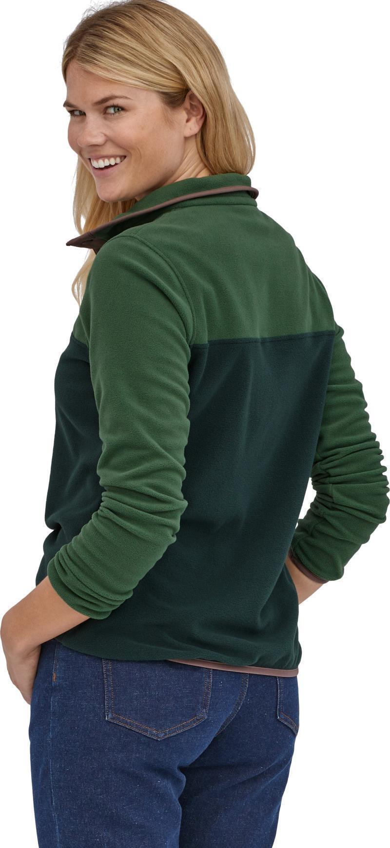 Micro D Snap-T Pullover - Womens - Northern Green 3
