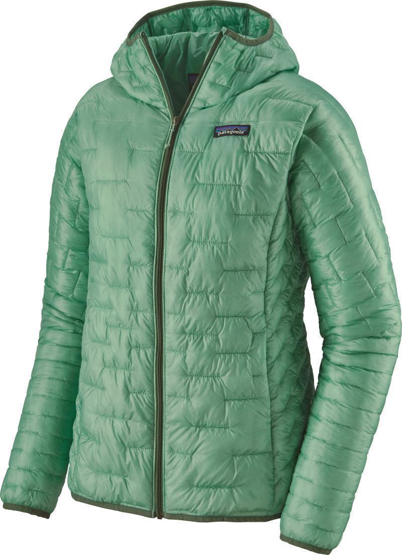 Micro Puff Hoody - Womens - Gypsum Green 1