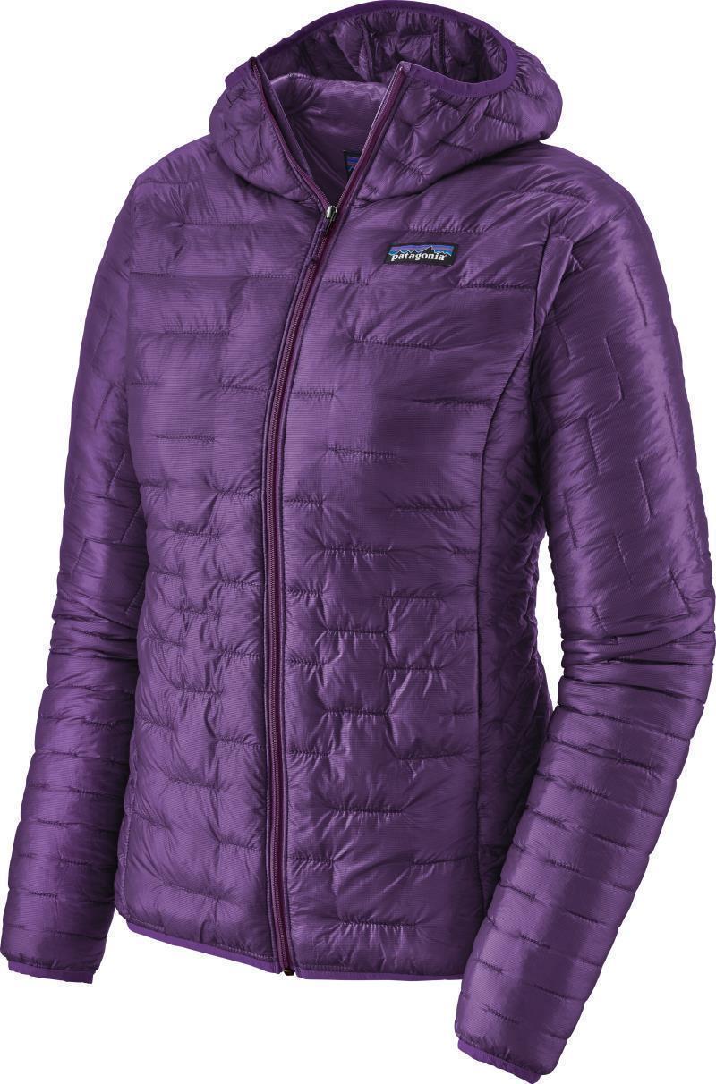 Micro Puff Hoody - Womens - Purple 1