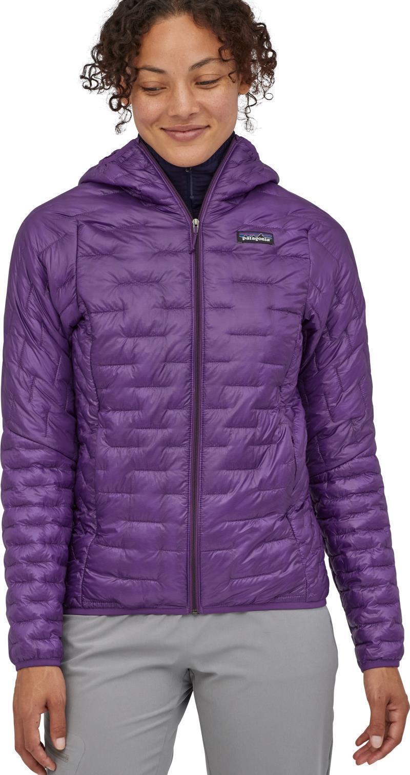 Micro Puff Hoody - Womens - Purple 2