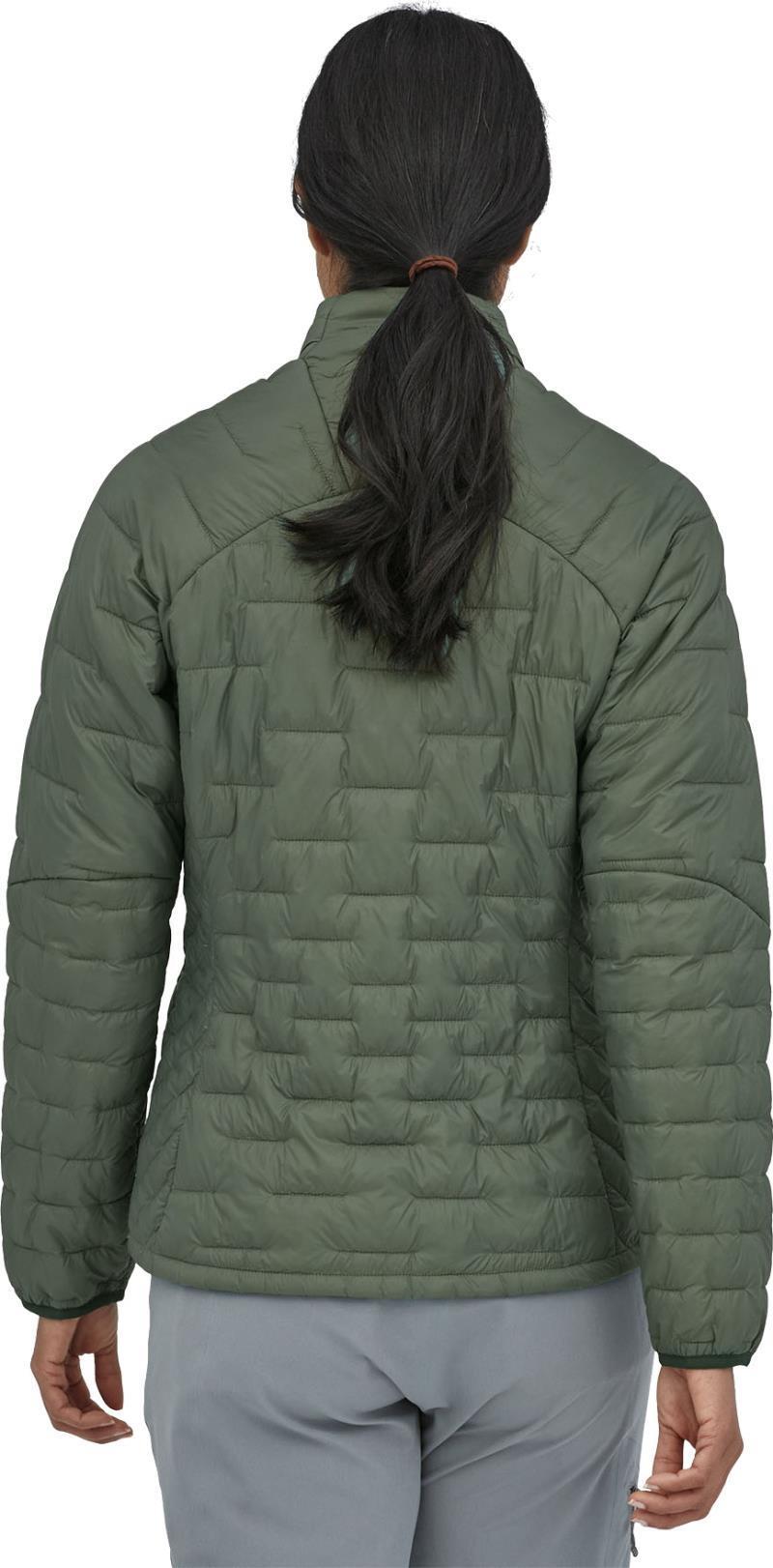 Micro Puff Jacket - Womens - Hemlock Green 3