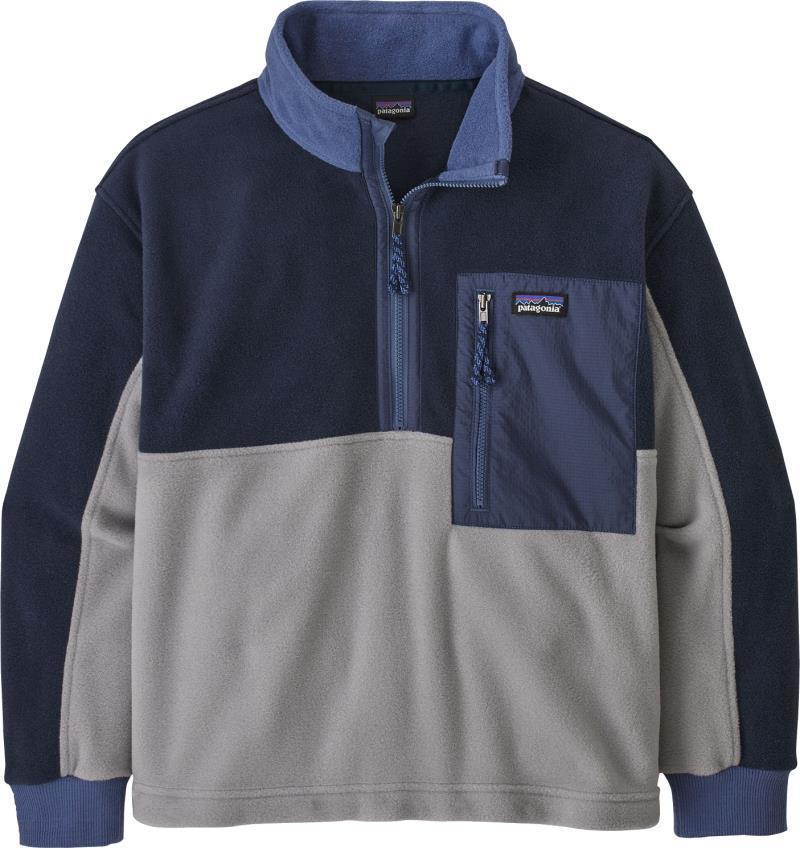 Microdini 1/2 Zip Pullover - Kids - Salt Grey 1
