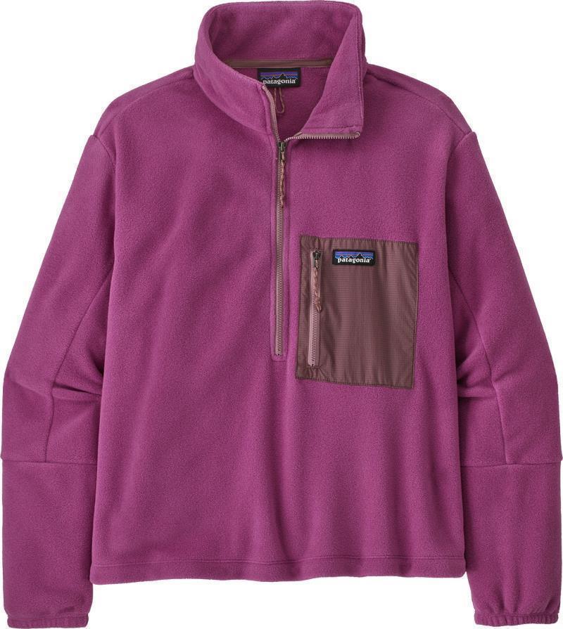 Microdini 1/2 Zip Pullover - Womens - Amaranth Pink 1