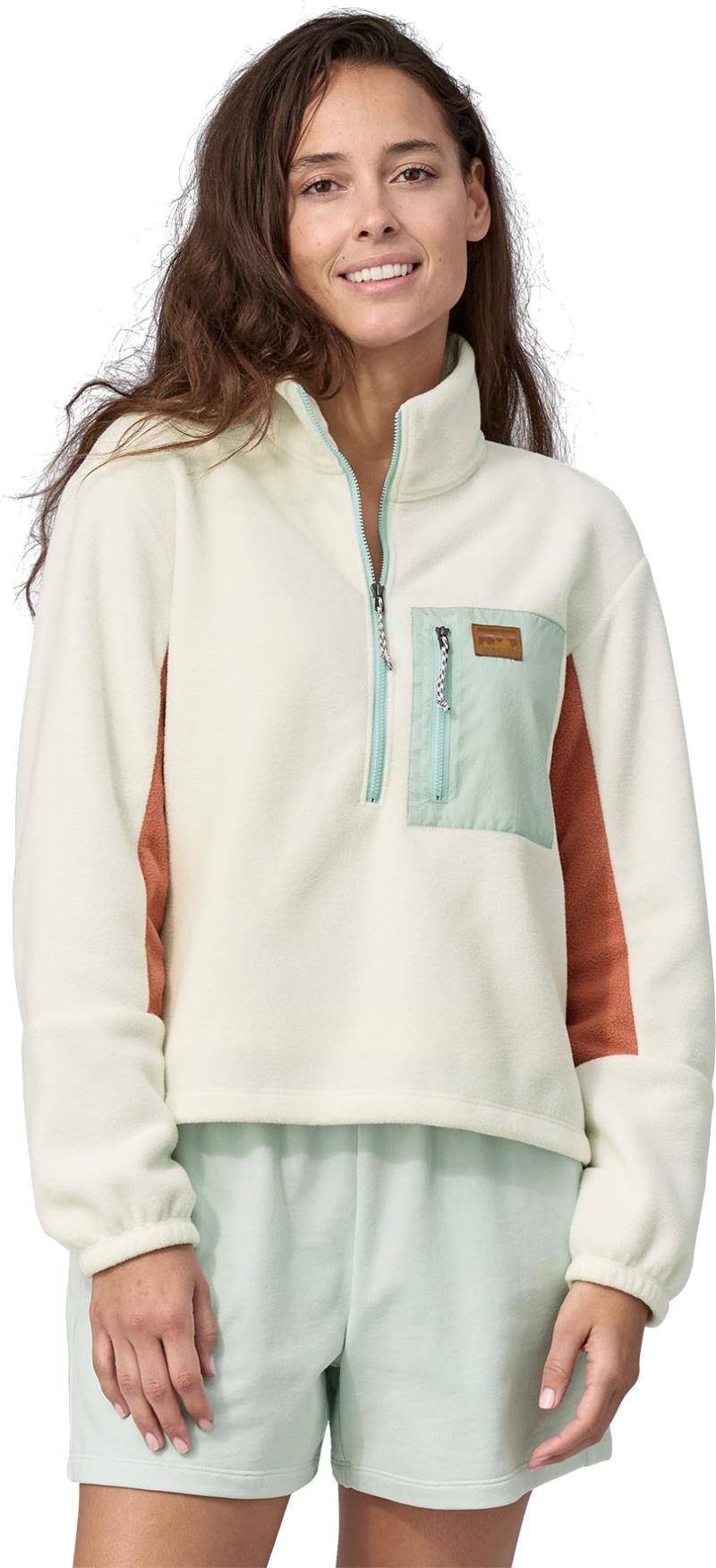 Microdini 1/2 Zip Pullover - Womens - Birch White 2