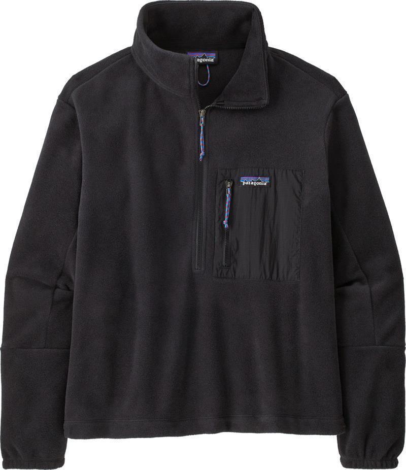 Microdini 1/2 Zip Pullover - Womens - Black 1