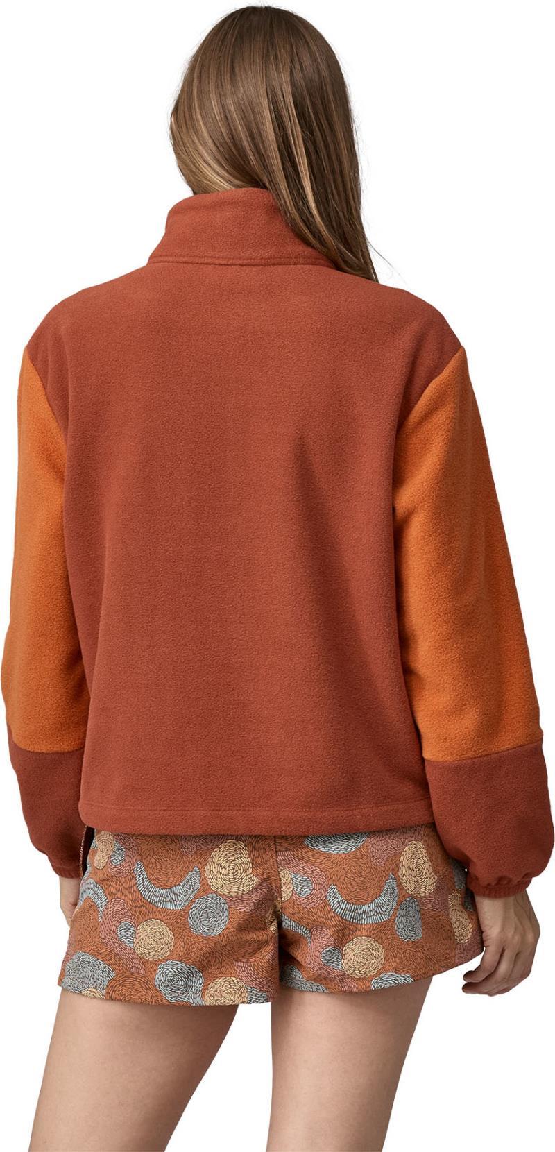 Microdini 1/2 Zip Pullover - Womens - Burnished Red 3