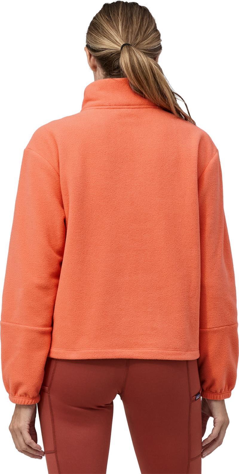 Microdini 1/2 Zip Pullover - Womens - Coho Coral 2