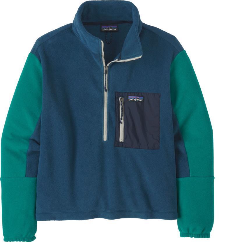 Microdini 1/2 Zip Pullover - Womens - Tidepool Blue 1