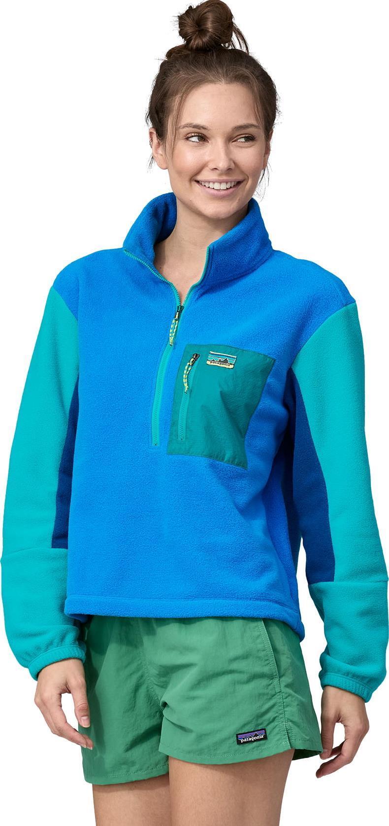 Microdini 1/2 Zip Pullover - Womens - Vessel Blue 2