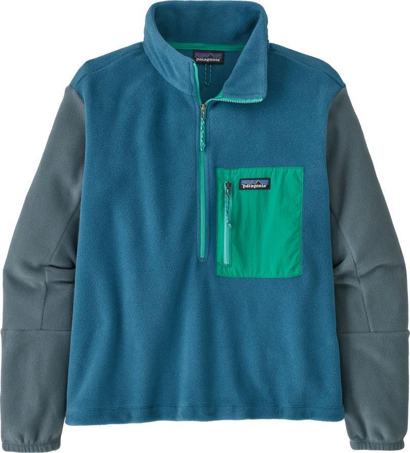 Microdini 1/2 Zip Pullover - Womens - Wavy Blue 1