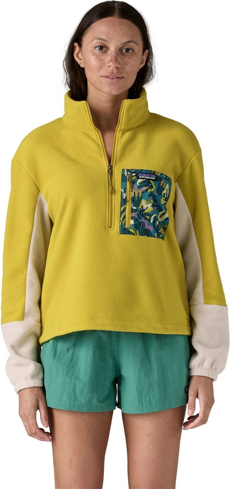 Microdini 1/2 Zip Pullover - Womens - bundle green 1