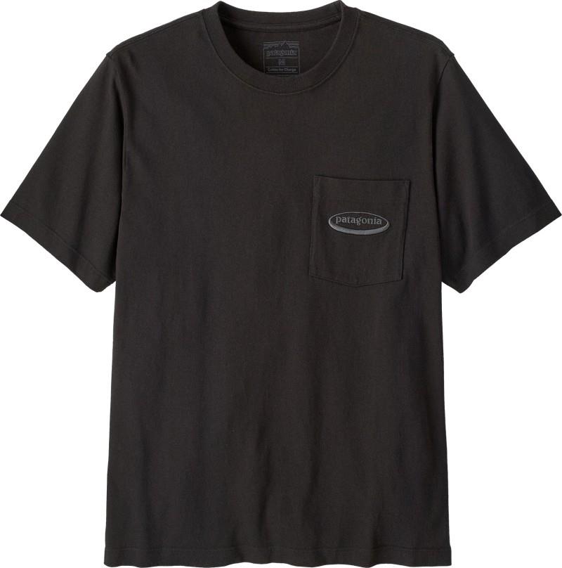 Midweight `95 Oval Logo Pocket Tee - Mens - black 1