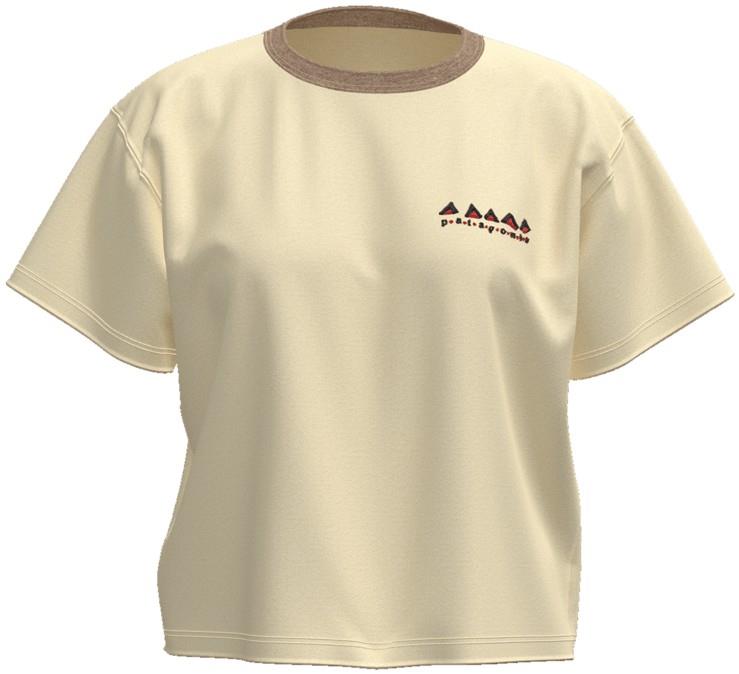 Midweight Ecotones Easy-Cut Tee - Womens - undyed natural 1