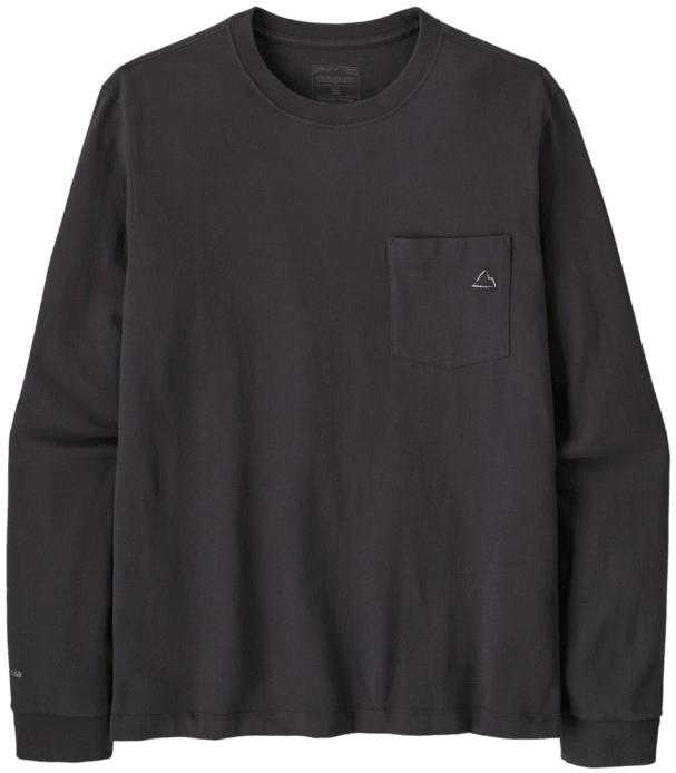 Midweight Fitz Roy Massif Pocket LS Tee - Mens - ink black 1