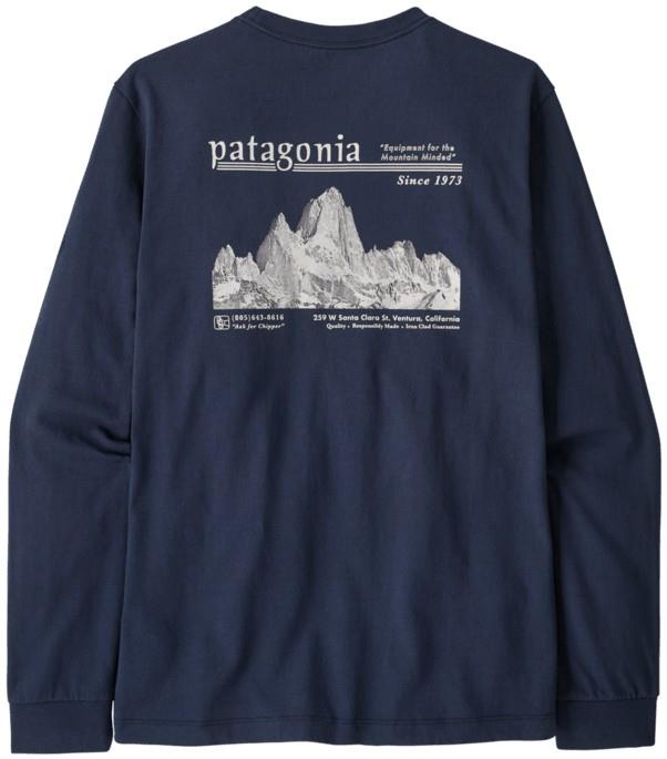 Midweight Hut Tripper Skyline LS T-Shirt - Mens - new navy 1