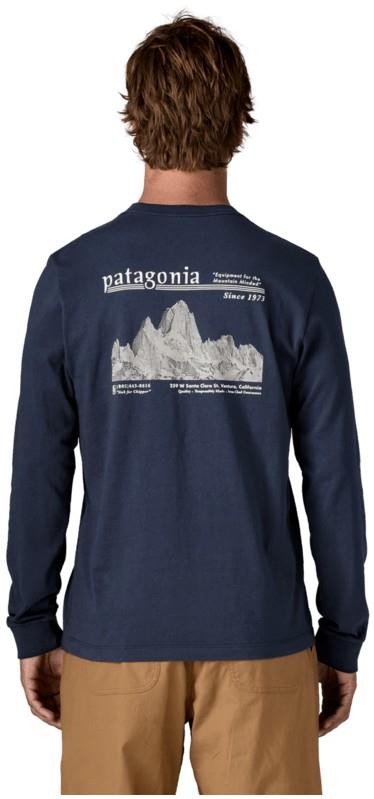 Midweight Hut Tripper Skyline LS T-Shirt - Mens - new navy 1