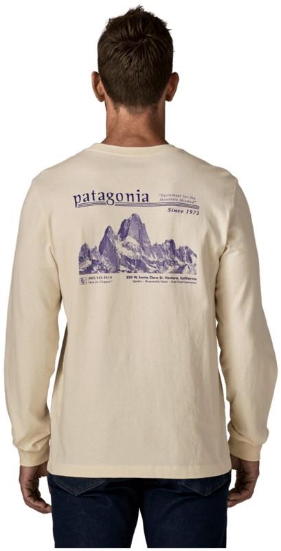 Midweight Hut Tripper Skyline LS T-Shirt - Mens - undyed natural 1