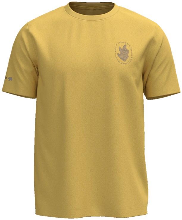 Midweight Sunshaped Badge T-Shirt - Mens - surfboard yellow 1
