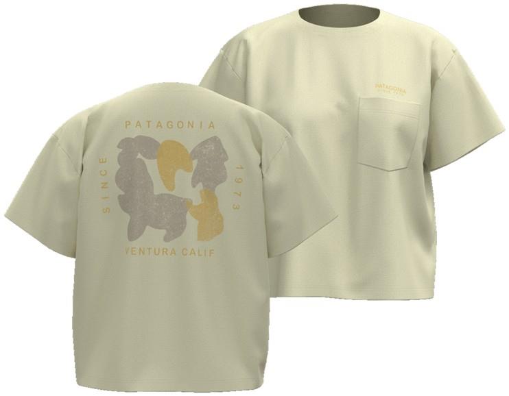 Midweight Sunshaped Easy-Cut Pocket Tee - Womens - undyed natural 1