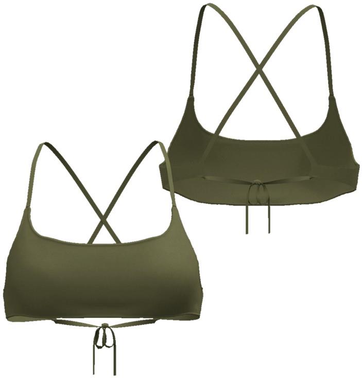 Minimal Scoop Top - Womens - caper green 1