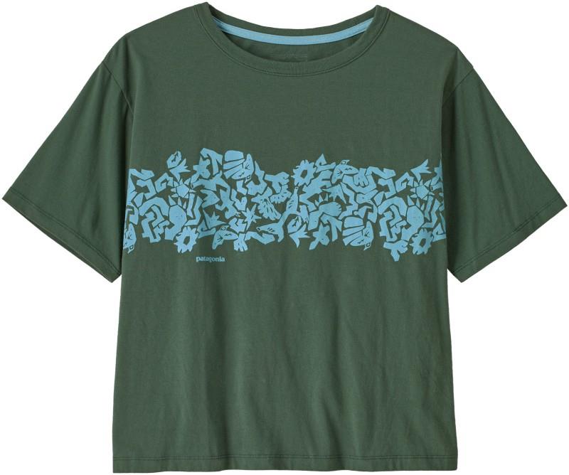 Mountain Sun Band Easy Cut T-Shirt - Womens - canopy green 1