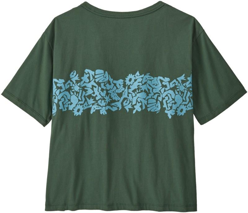 Mountain Sun Band Easy Cut T-Shirt - Womens - canopy green 1