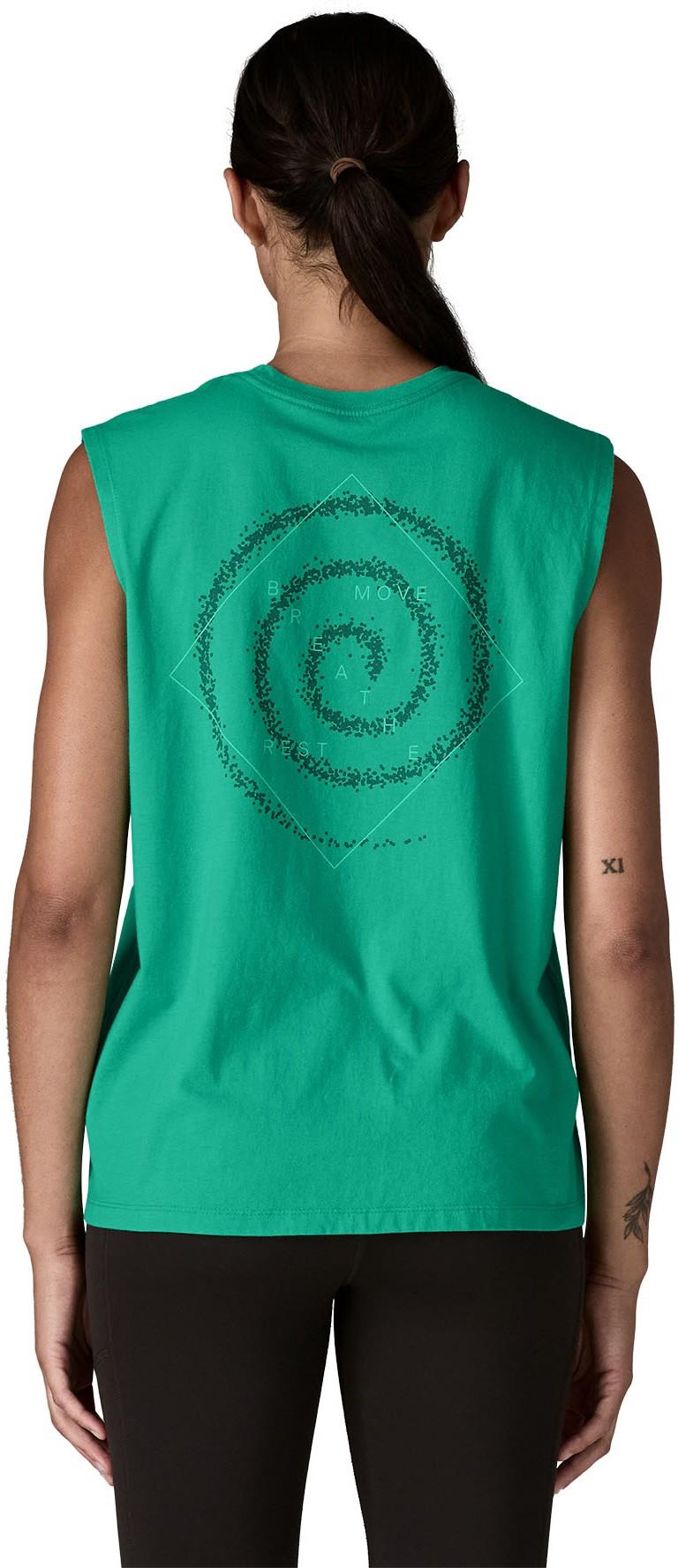 Multi-Pitch Boxy Tank - Womens - aqua stone 1