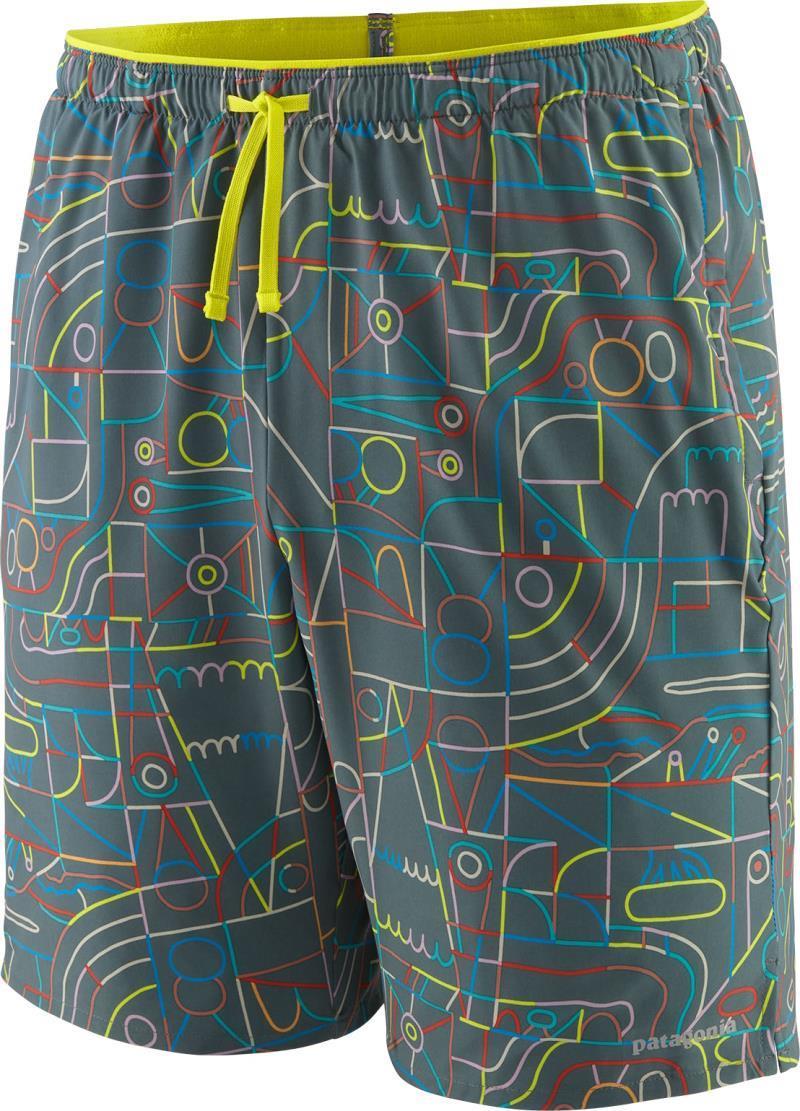 Multi Trails Shorts, 8" Inseam - Mens - Lose Yourself Outline / Nouveau Green 1