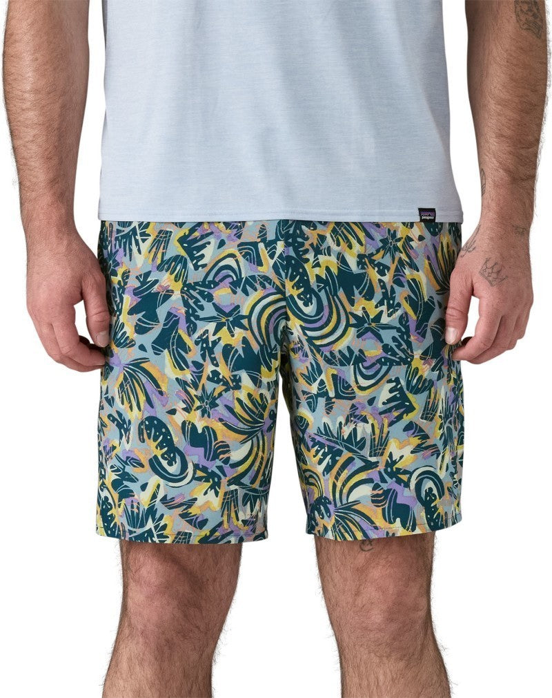 Multi Trails Shorts, 8" Inseam - Mens - wild botanist / thermal blue 1