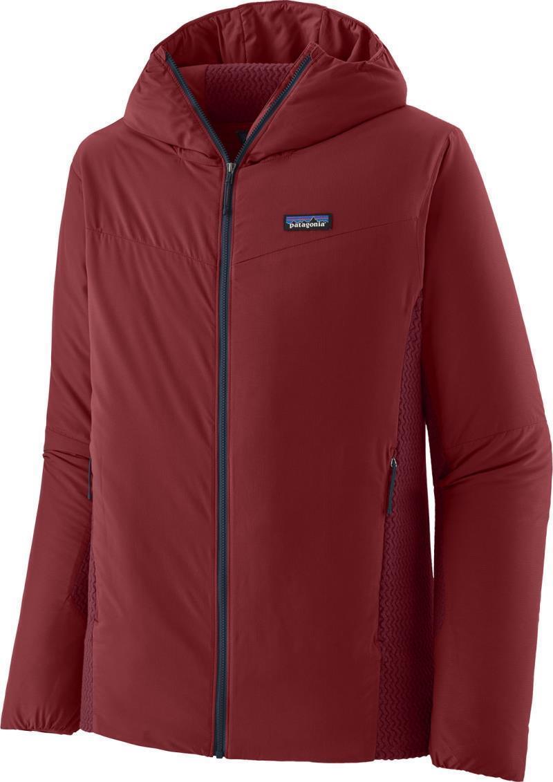 Nano-Air Light Hybrid Hoody - Mens - Wax Red 1