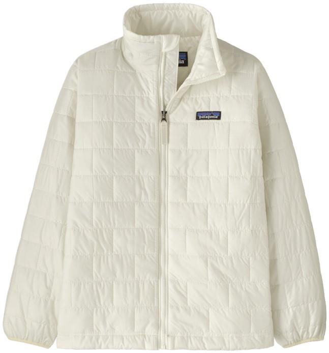 Nano Puff Brick Quilt Jacket - Kids - birch white 1