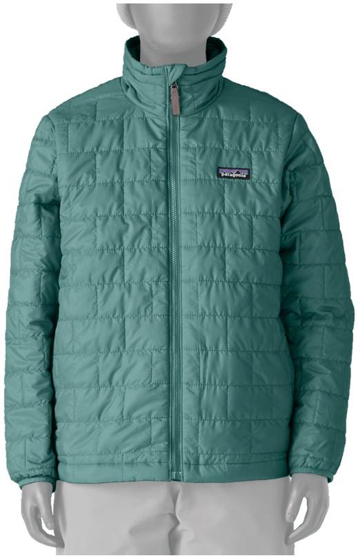 Nano Puff Brick Quilt Jacket - Kids - botany green 1
