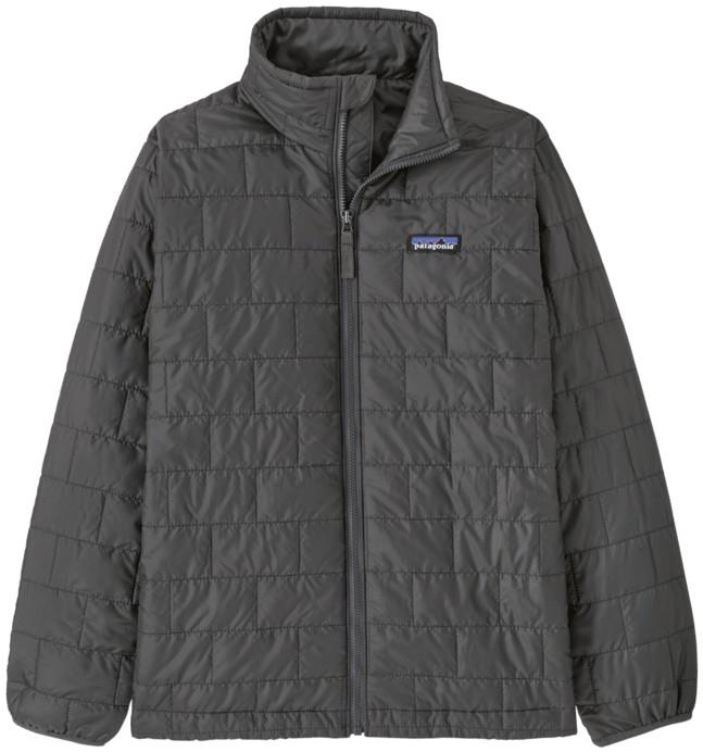 Nano Puff Brick Quilt Jacket - Kids - forge grey 1