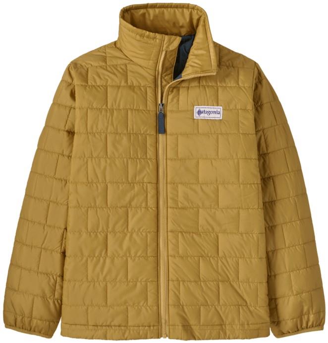 Nano Puff Brick Quilt Jacket - Kids - hut tripper label / lynx tan 1