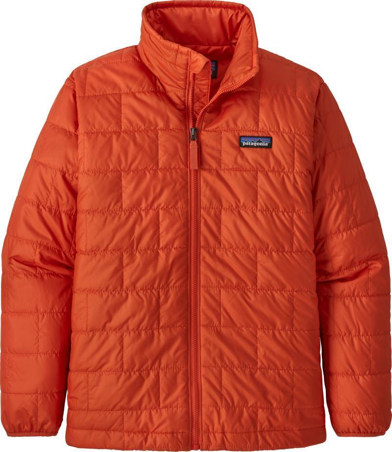 Nano Puff Brick Quilt Jacket - Kids - metric orange 1